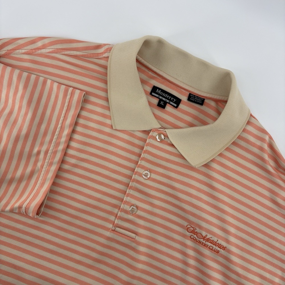 MONTEREY CLUB GOLF‎ SHIRT XL "The Meadows Country Club"